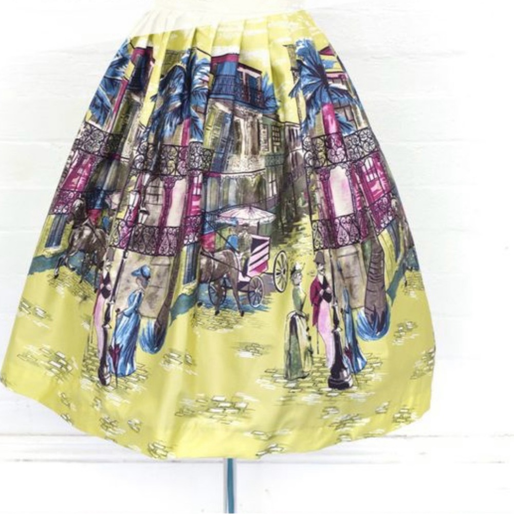 BNWT Retrospec’d Corrine Skirt in New Orleans Print US6
